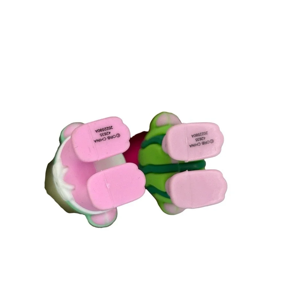 Scamps Orbs Charmlets Snarkies WATERMELON & BUNNY Keychains